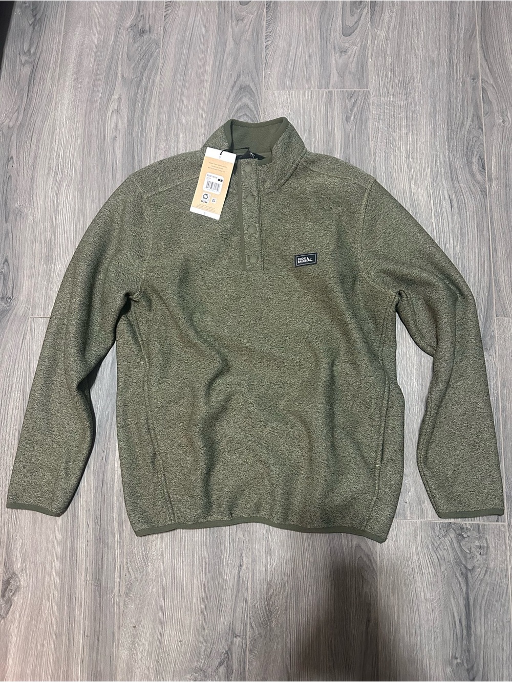 Eddie Bauer Olive Green Pullover Sweatshirt